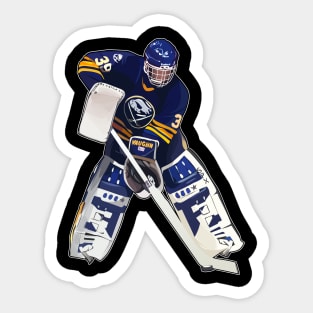 Dominik Hasek Handle The Puck Sticker